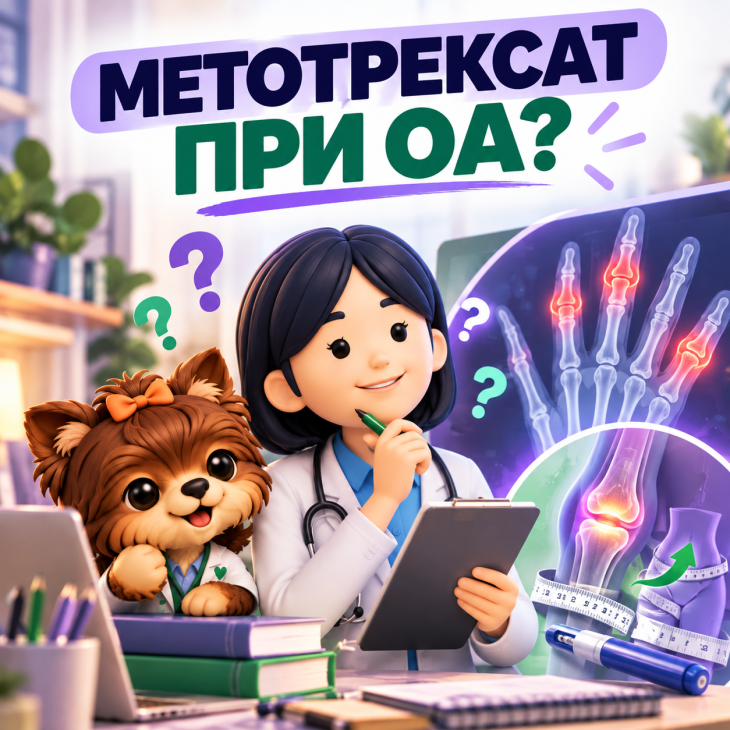 Метотрексат при остеоартриті? ACR 2026 змінив рекомендації